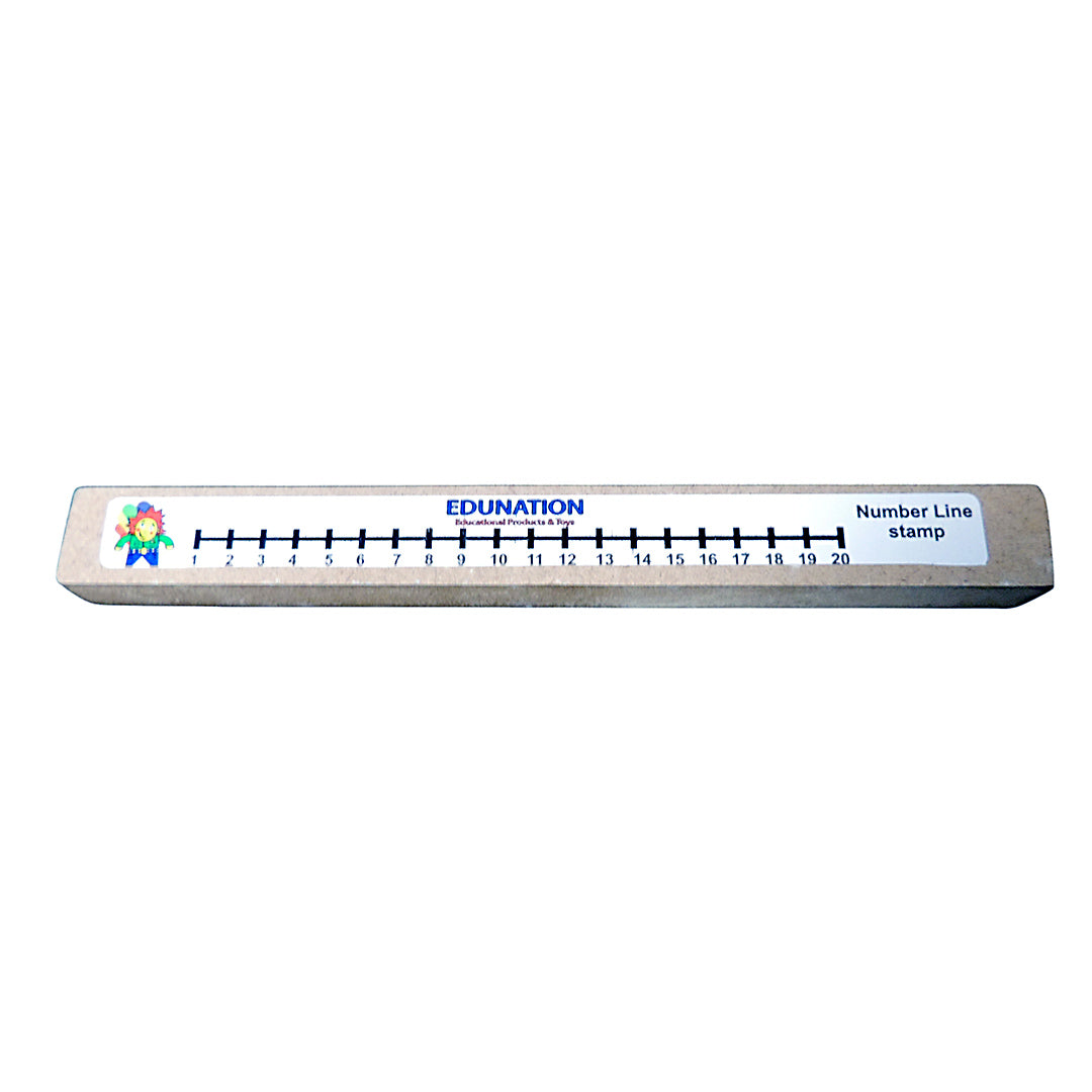 Stamp - Maths Number Line - With numbers 1-20