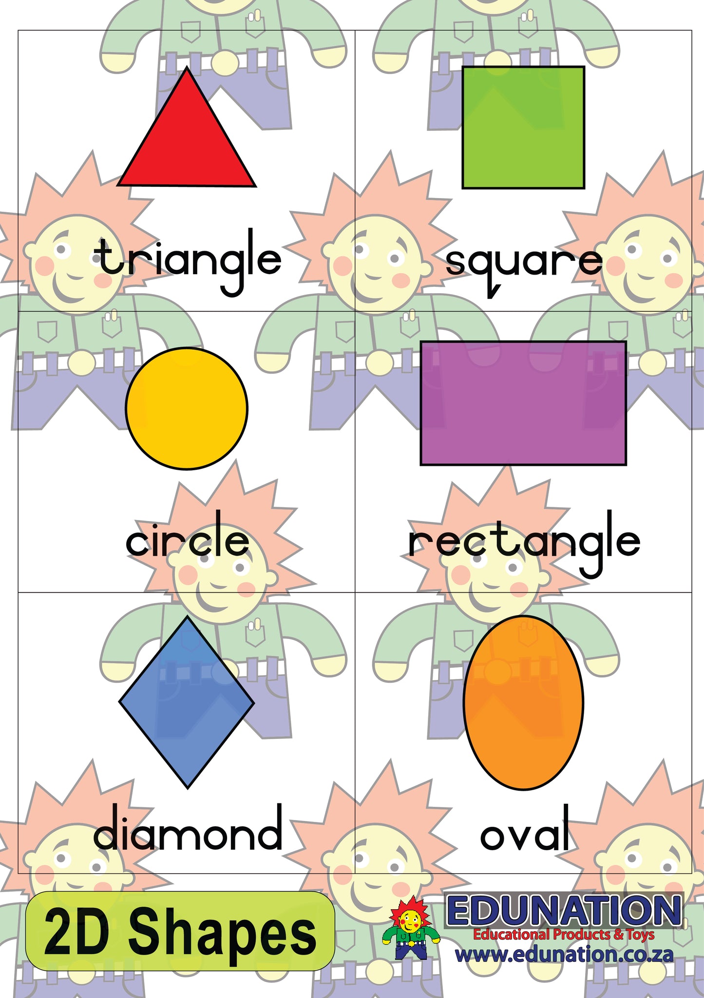 Shapes - 2D A4 (ENGLISH)