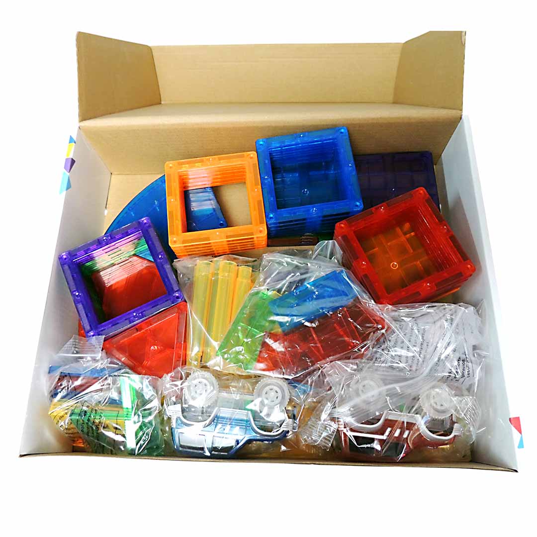 Magnetic Blocks Race Track Set 120 piece
