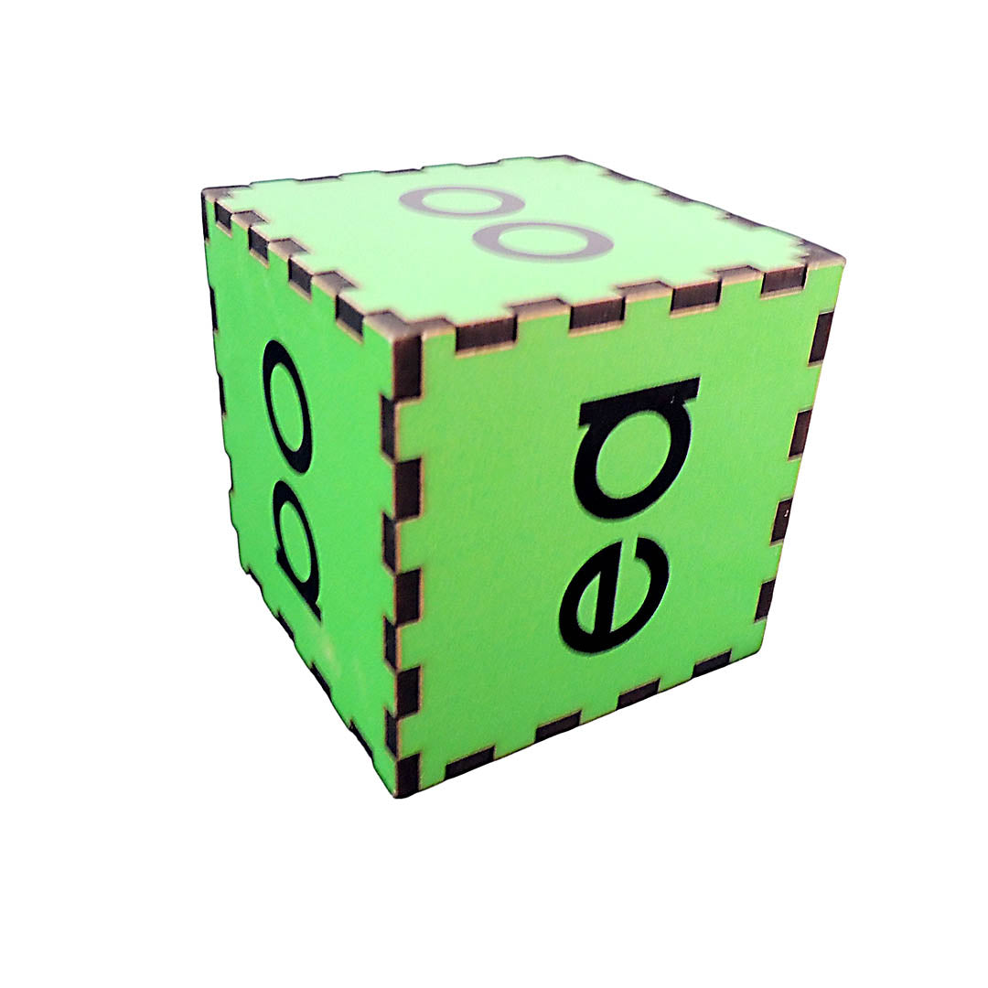 Dice - Phonics 2 - 65mm Wooden