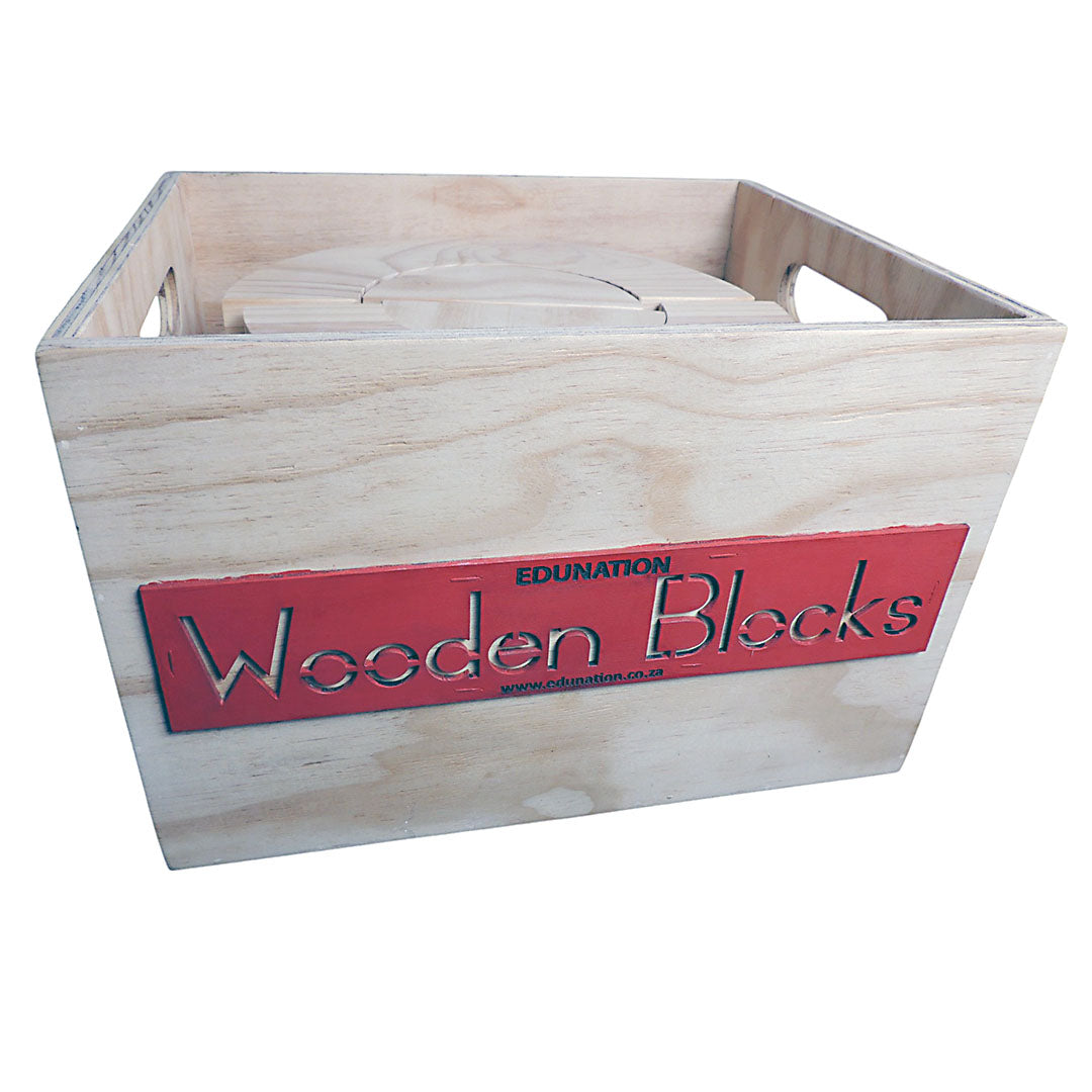 Mega Wooden Block Set of 119 Blocks