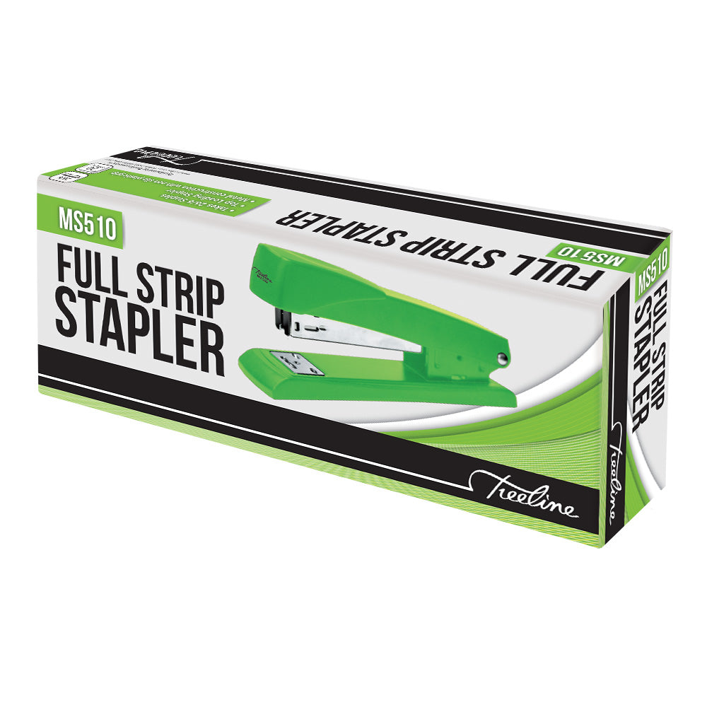 Stapler Full Strip - Green - 20 Sheets