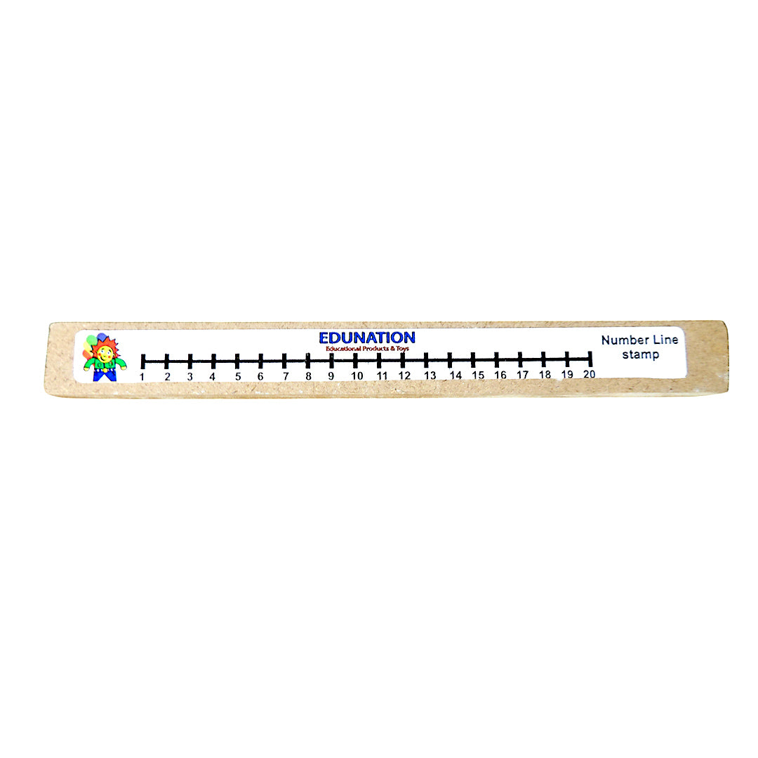 Stamp - Maths Number Line - With numbers 1-20