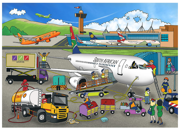 Puzzle - 24 pc Airport