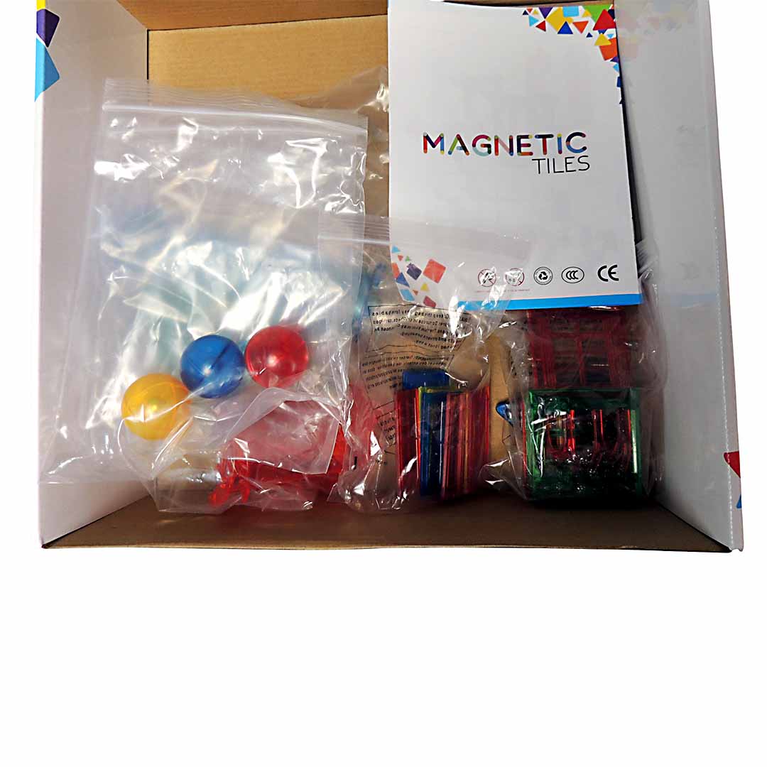 Magnetic Blocks Marble Run Set 100 pieces