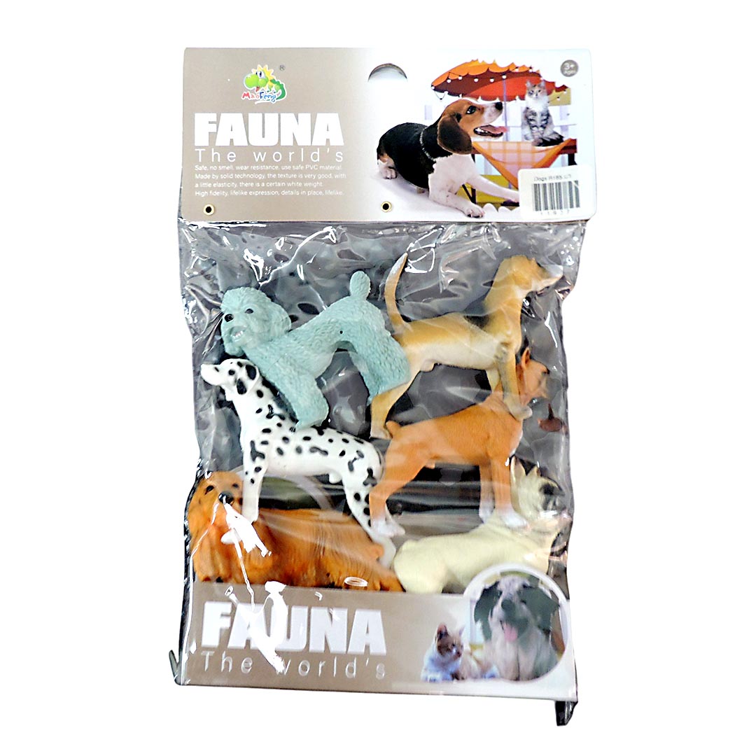 Animal Set 6 Pieces - Dogs Large