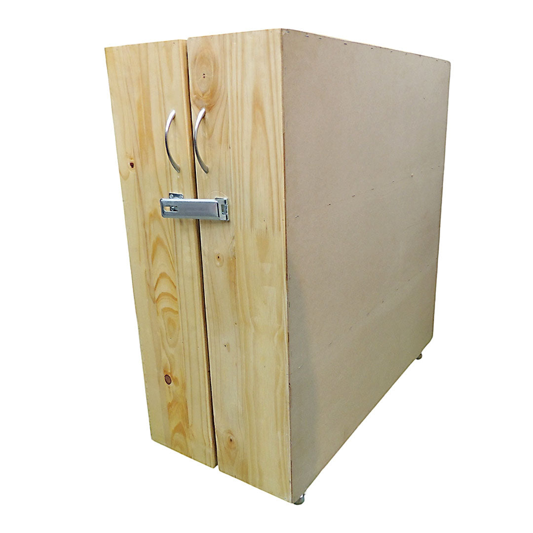 Wooden Book Shelves Single Corner Unit