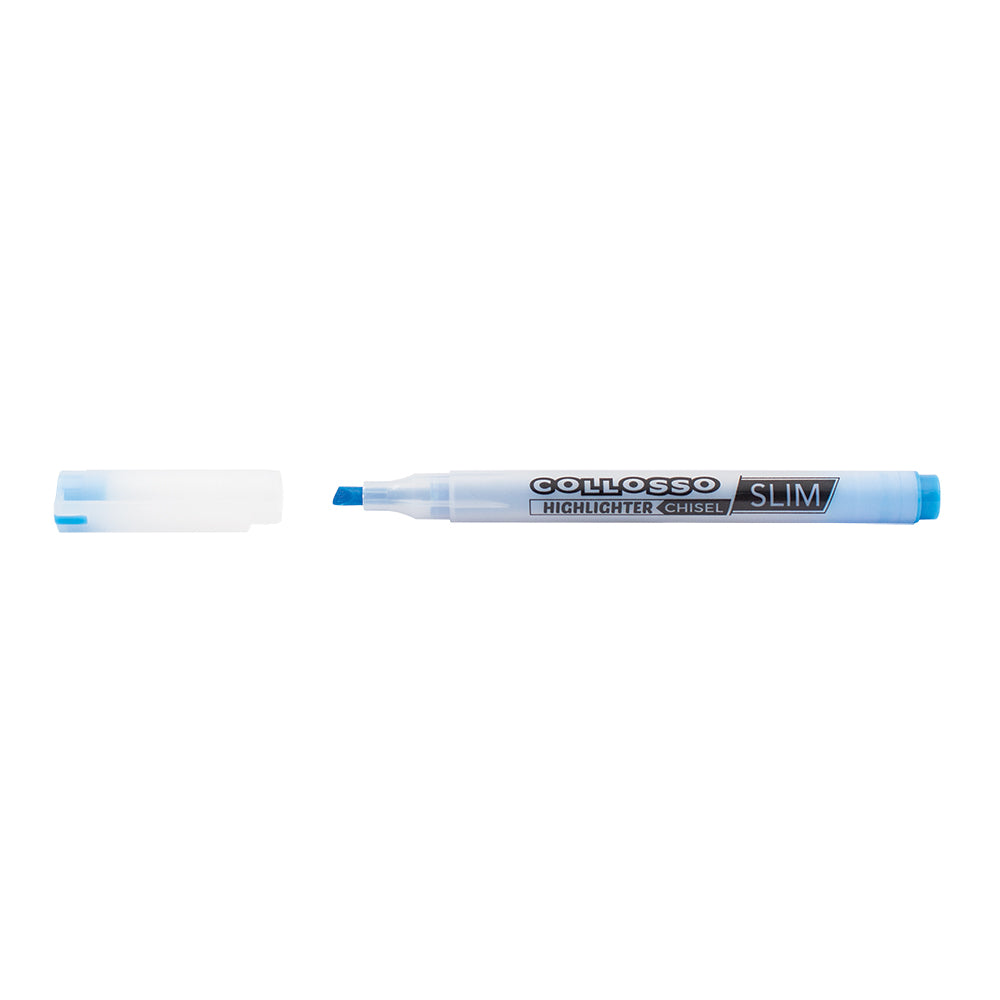 Slim Highlighters Chisel Tip Wallet of 6