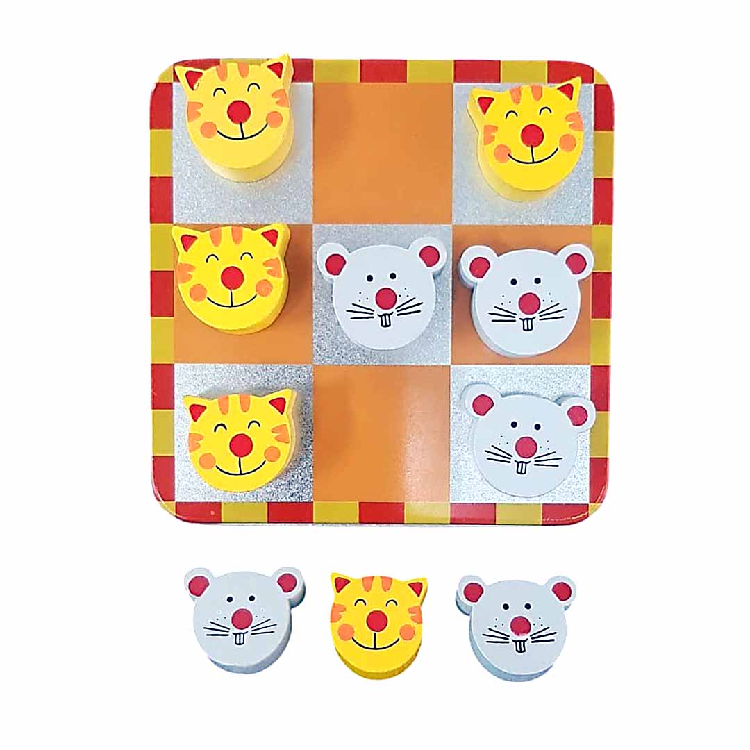 Cat and Mouse in Tin - Tic Tac Toe