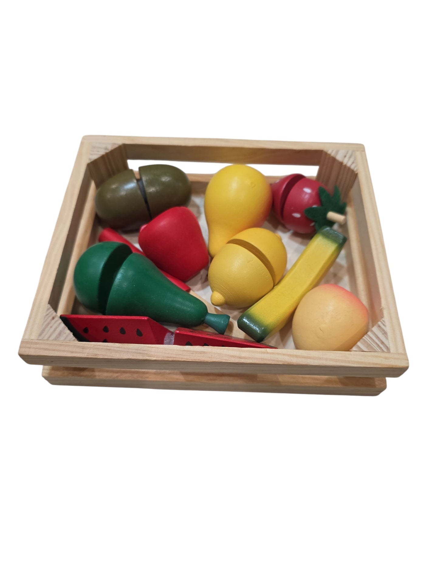 Wooden Fruit in Box