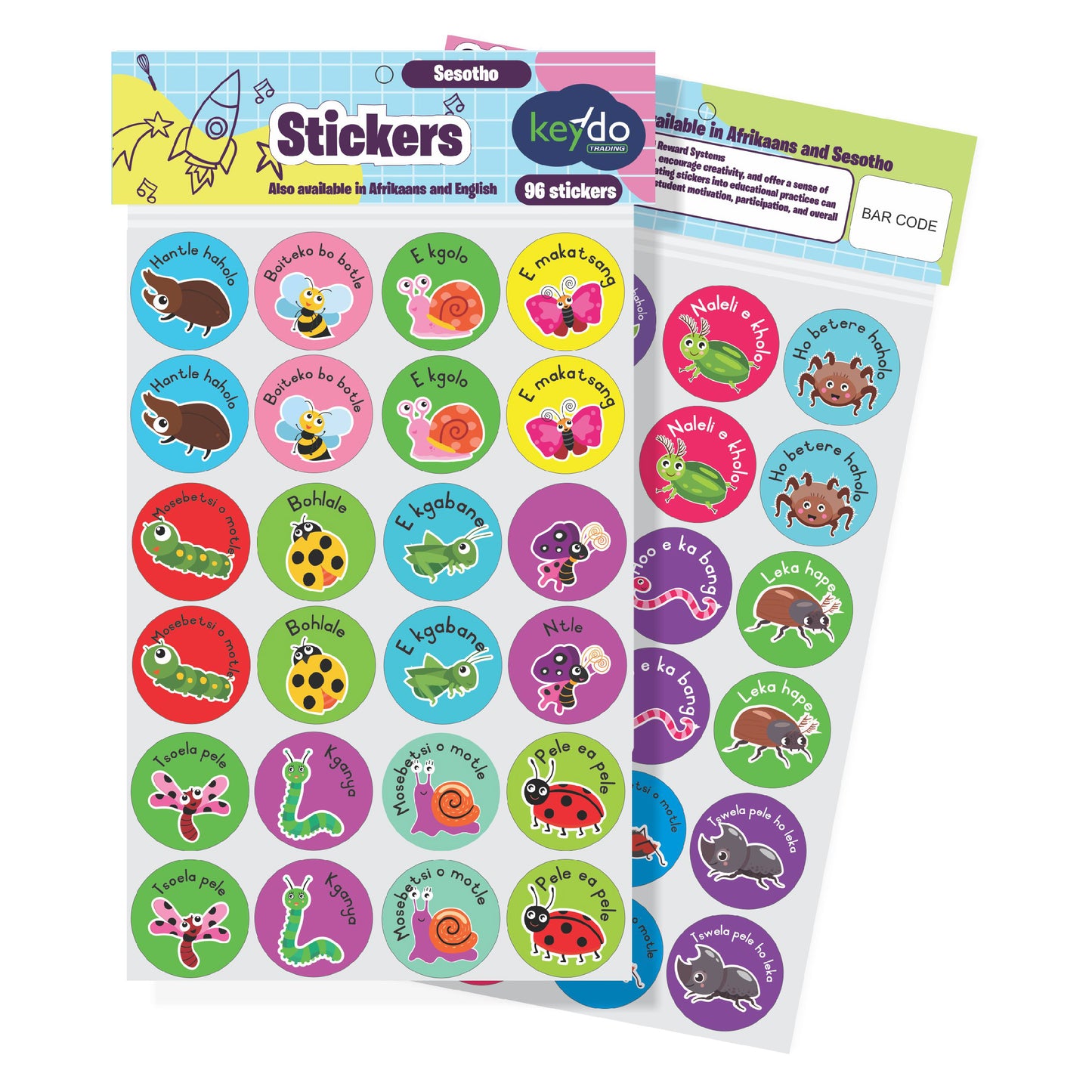Teachers Stickers - Sesotho - Insects