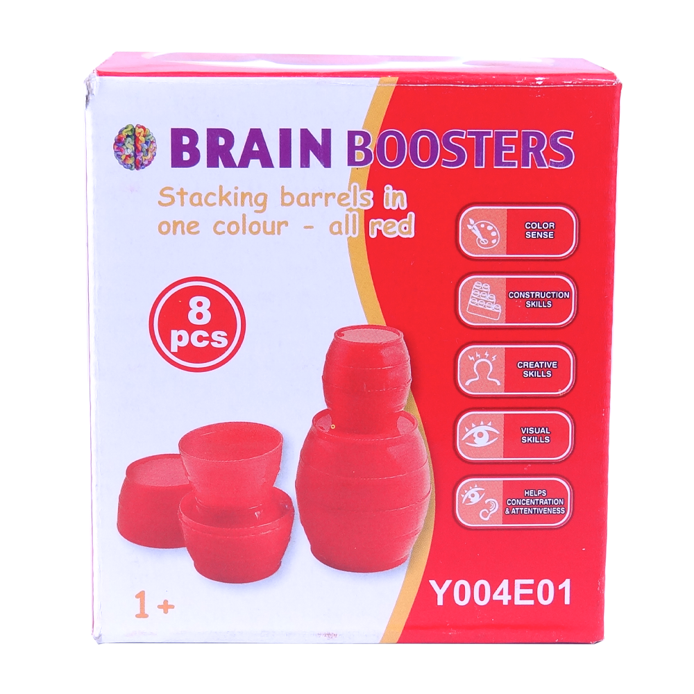 Stacking Barrel Set - Red