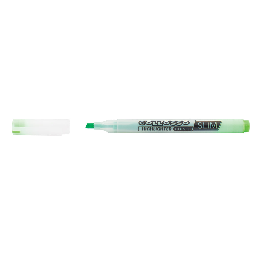 Slim Highlighters Chisel Tip Wallet of 6