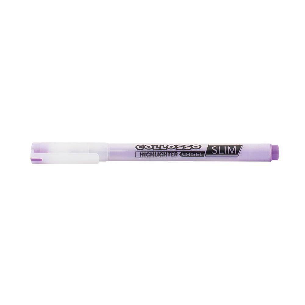 Slim Highlighters Chisel Tip Wallet of 6