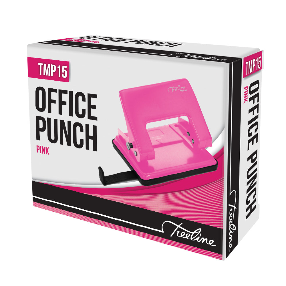 Office Punch Metal 15 sheets - Pink