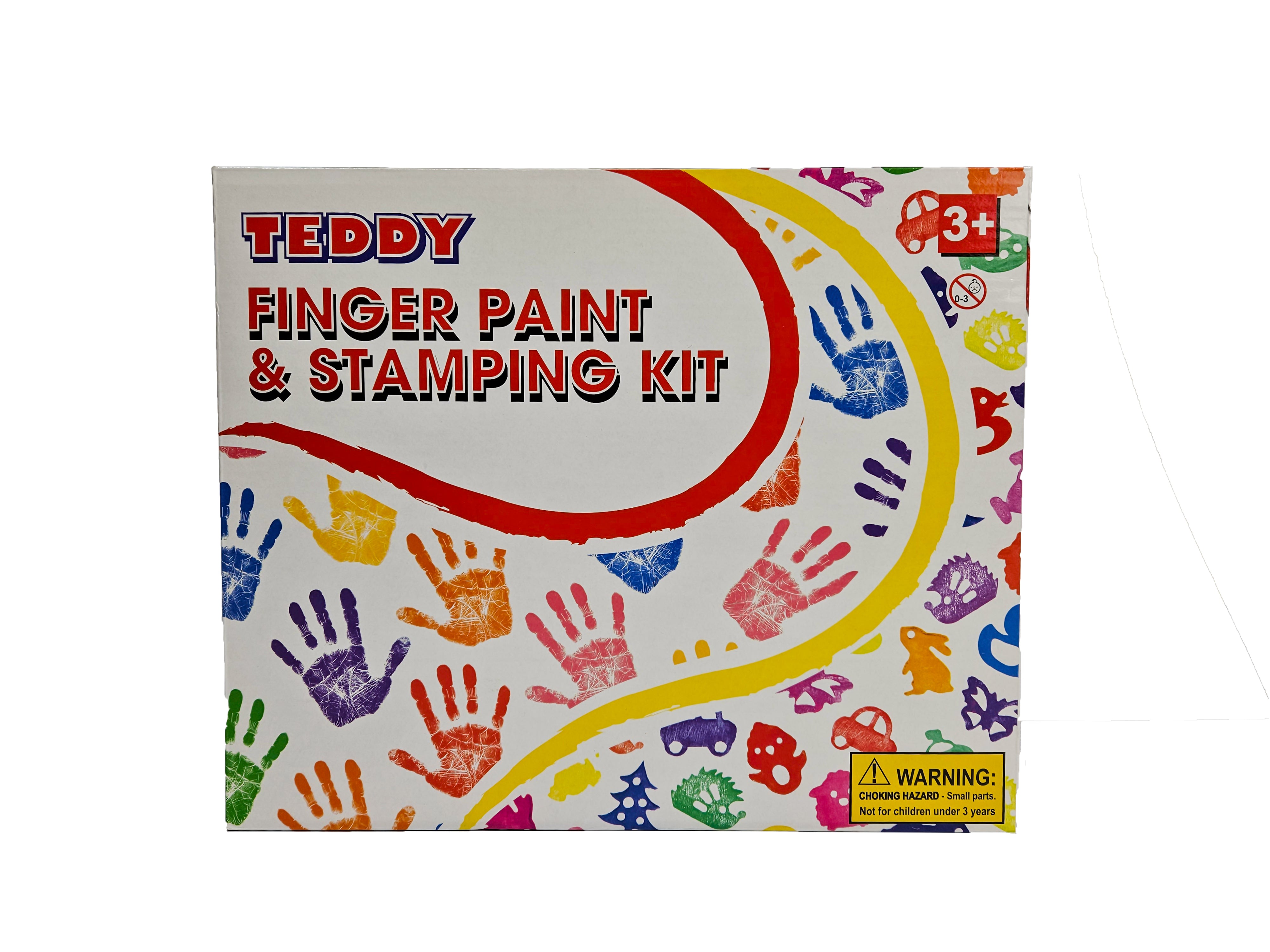 Teddy Finger Paint & Stamping Kit Edunation