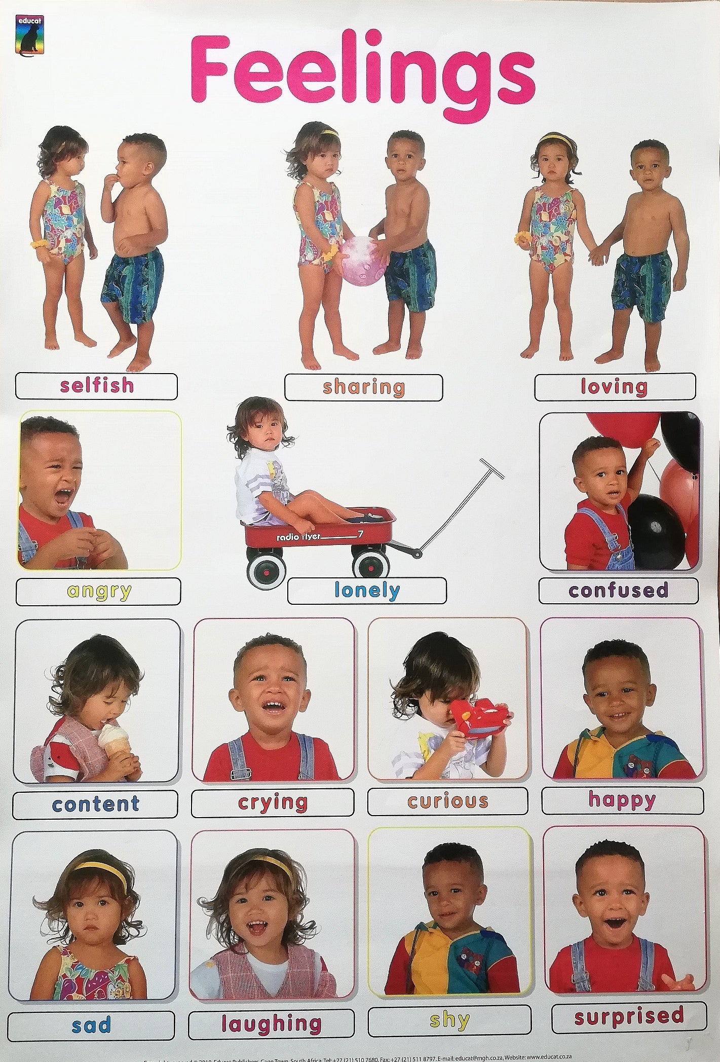 Poster - Feelings Edunation South Africa Posters and Charts