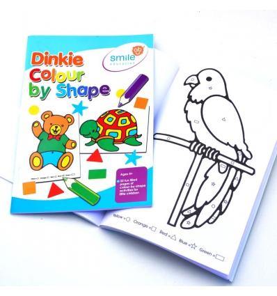 Book - Dinkie Colour by Shape - Edunation South Africa
