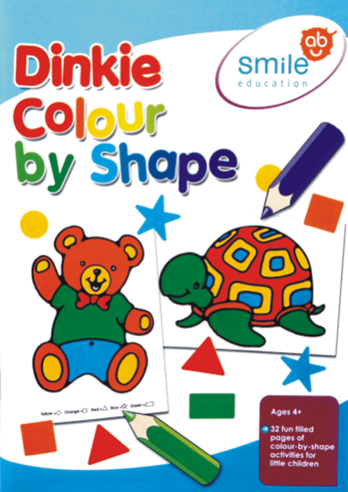 Book - Dinkie Colour by Shape - Edunation South Africa