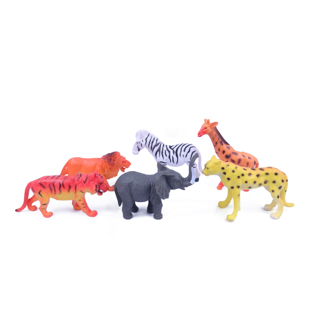 Animals Wild Medium Set of 6