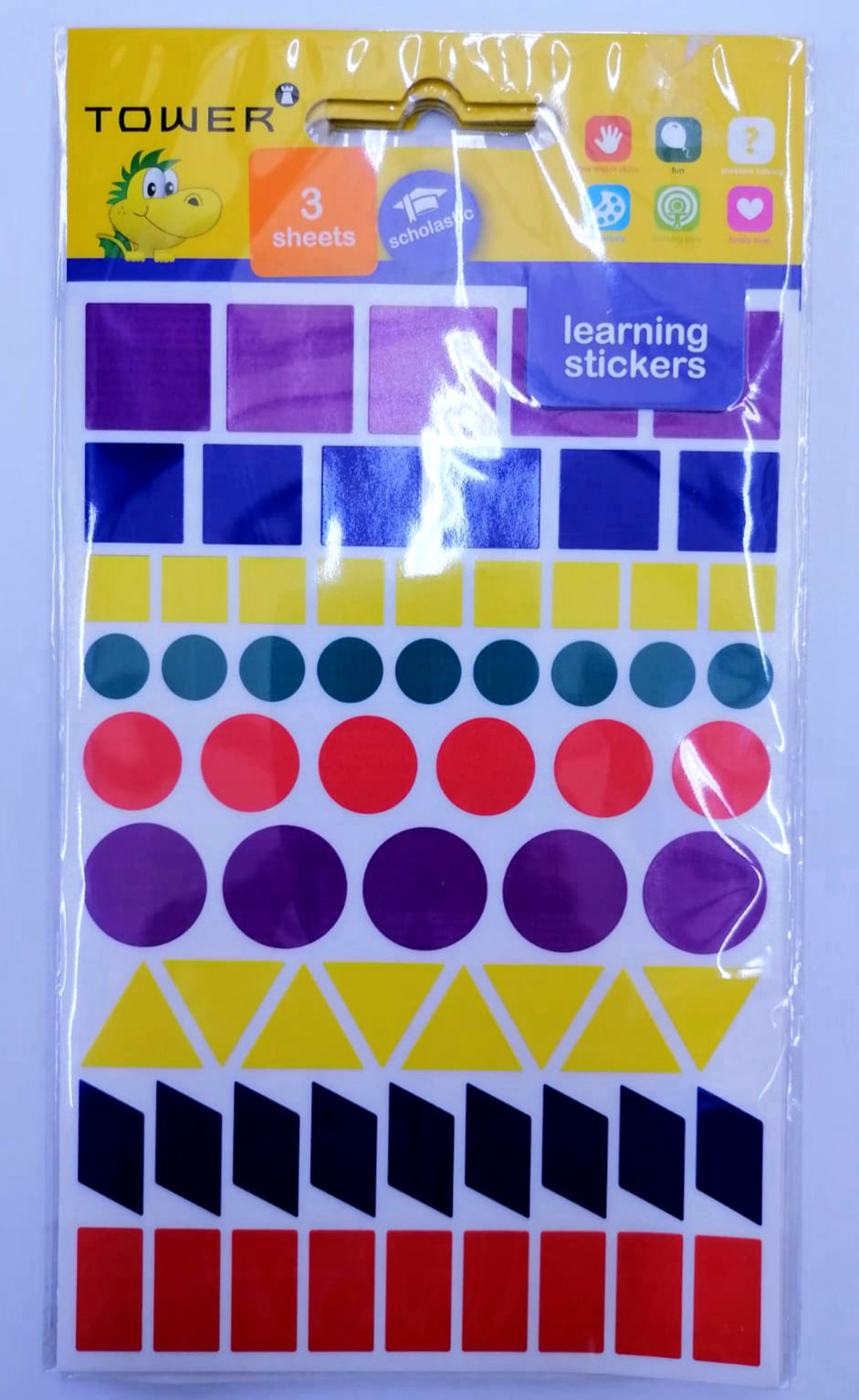 Stickers - Shapes - 132's Edunation South Africa Teacher Tools