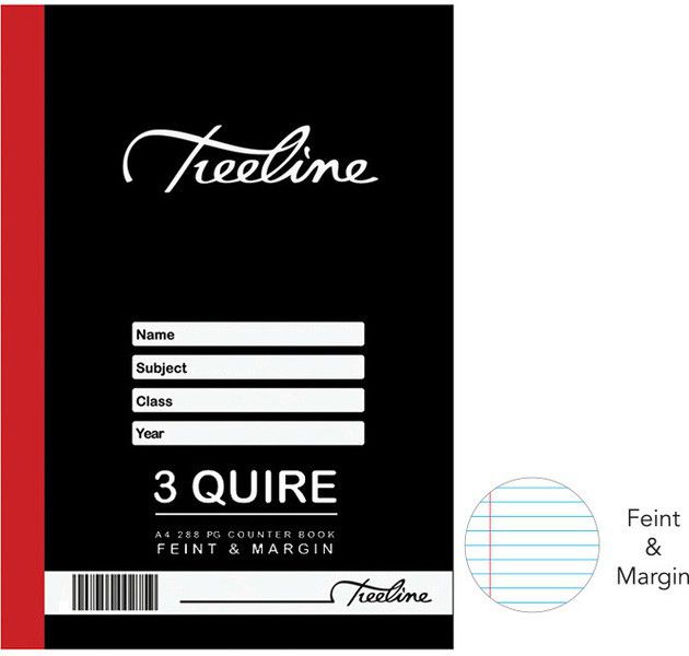 Book Counter 288pg A4 F/M 3 Quire
