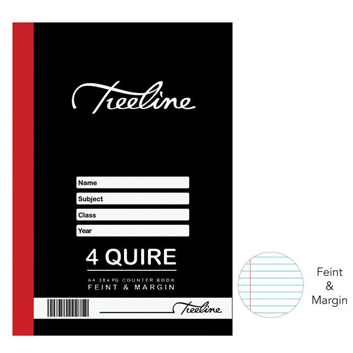 Book Counter 384pg A4 F/M 4 Quire