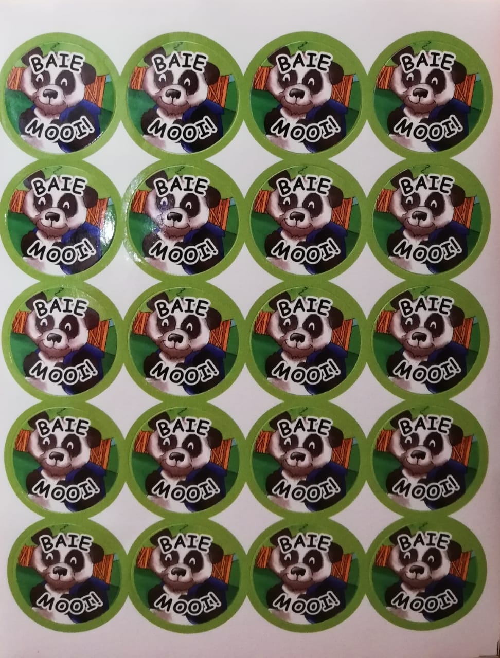 Stickers - Baie Mooi Edunation South Africa Stickers Afrikaans