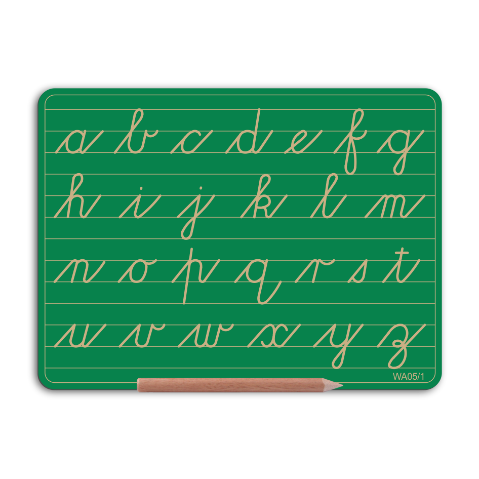 Write Right abc Lower Case 2 line Cursive