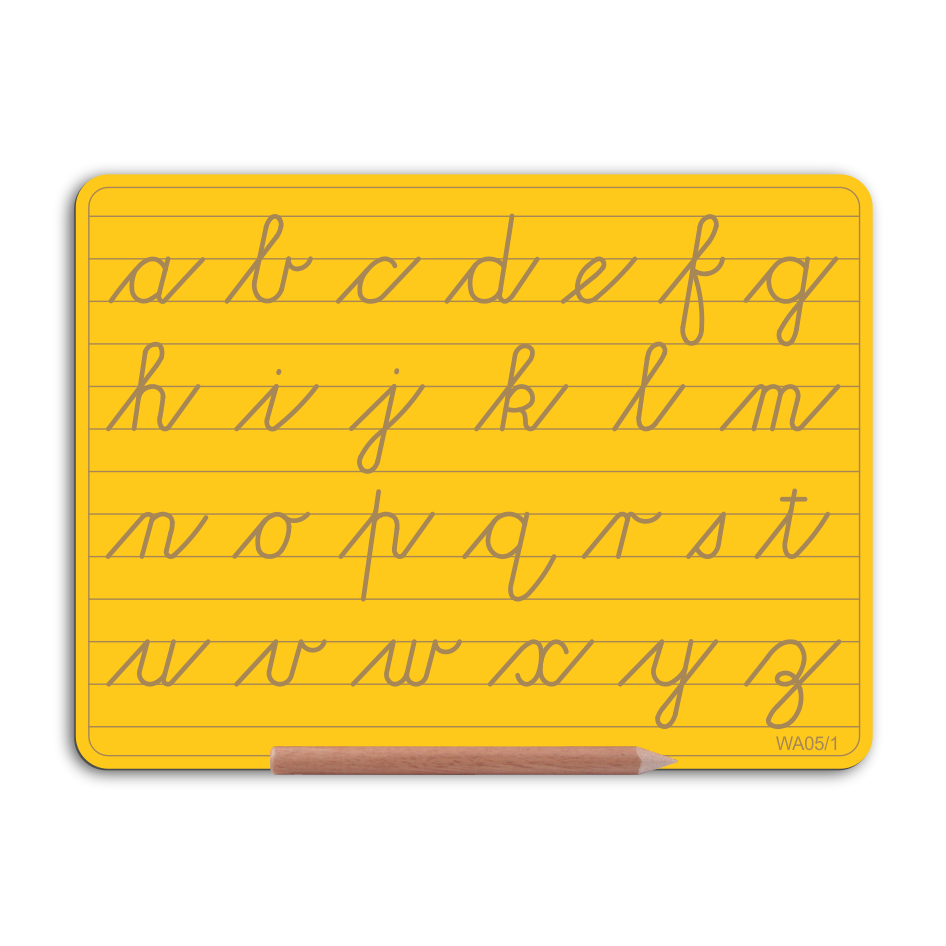 Write Right abc Lower Case 2 line Cursive