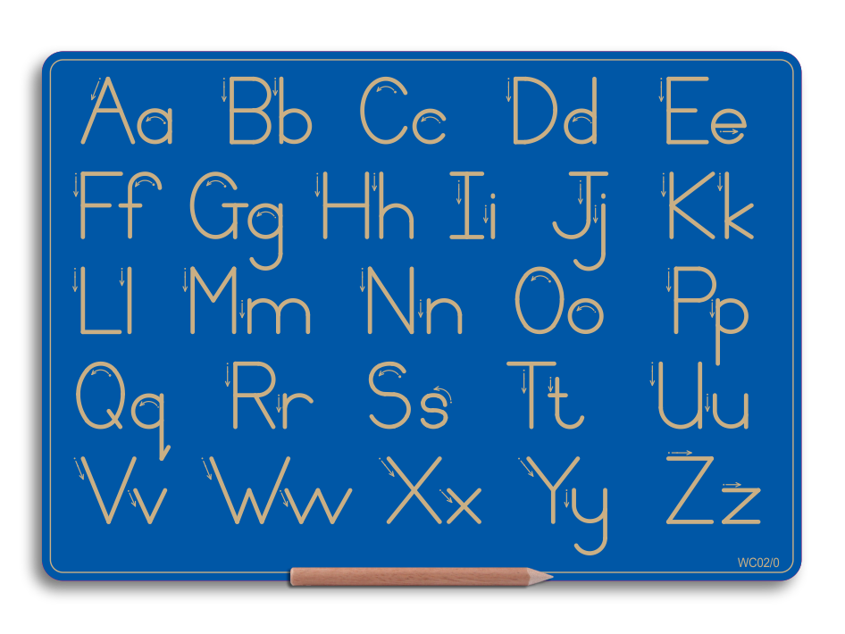Wooden Alphabet Combo Boards - Capital and Lowercase letters