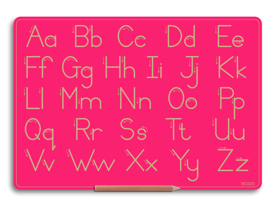 Wooden Alphabet Combo Boards - Capital and Lowercase letters