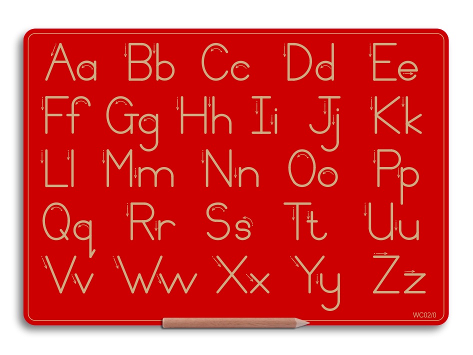 Wooden Alphabet Combo Boards - Capital and Lowercase letters