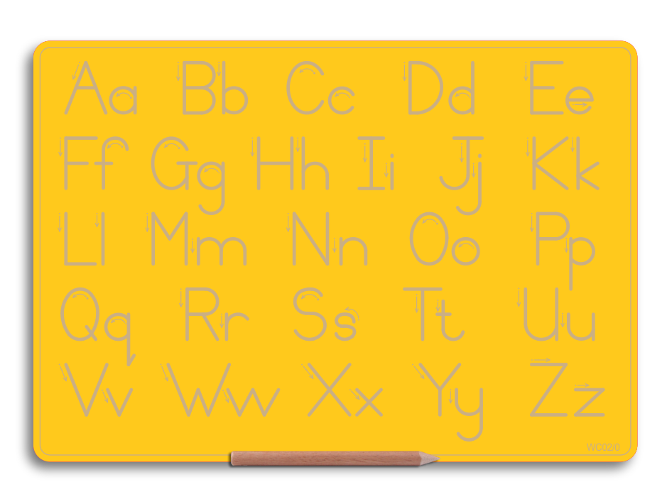 Wooden Alphabet Combo Boards - Capital and Lowercase letters