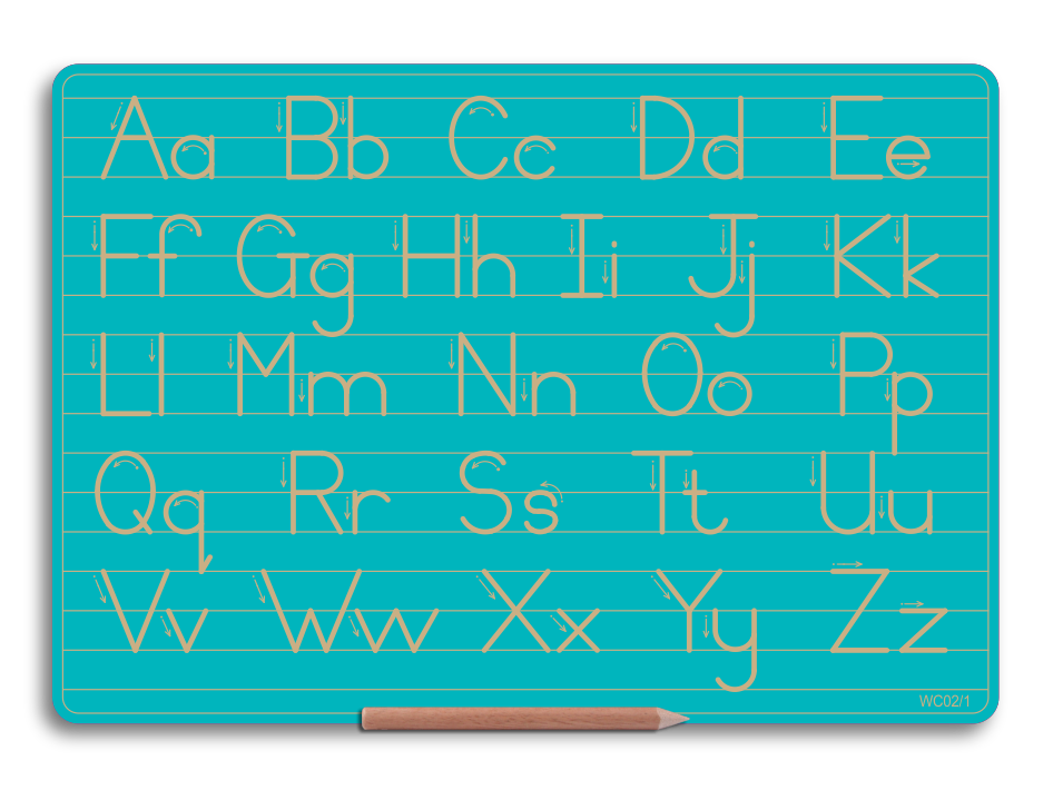 Wooden Alphabet Combo Boards - Capital and Lowercase letters