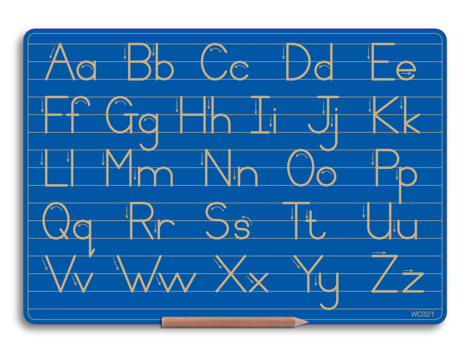Wooden Alphabet Combo Boards - Capital and Lowercase letters
