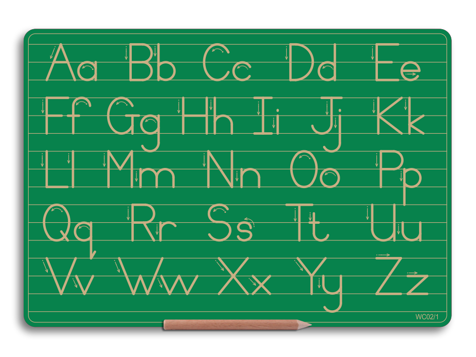 Wooden Alphabet Combo Boards - Capital and Lowercase letters
