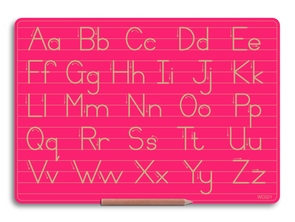 Wooden Alphabet Combo Boards - Capital and Lowercase letters