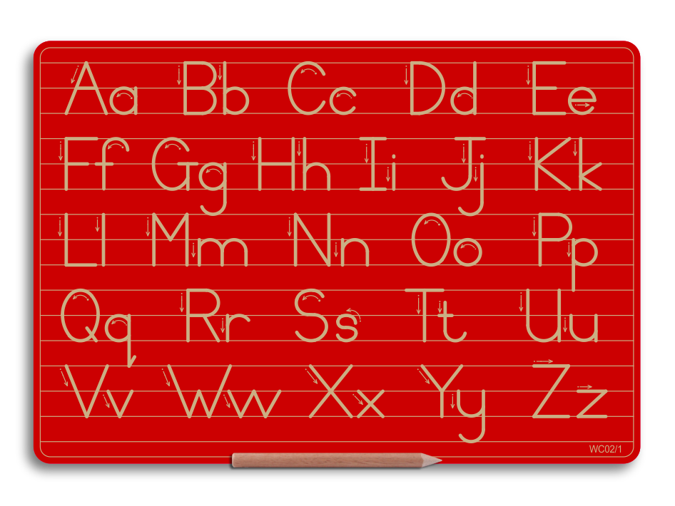 Wooden Alphabet Combo Boards - Capital and Lowercase letters