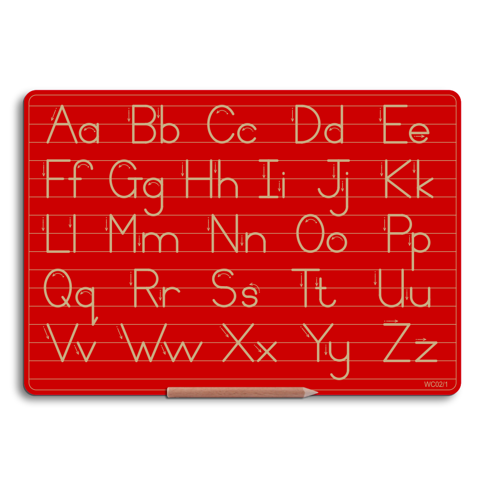 Wooden Alphabet Combo Boards - Capital and Lowercase letters