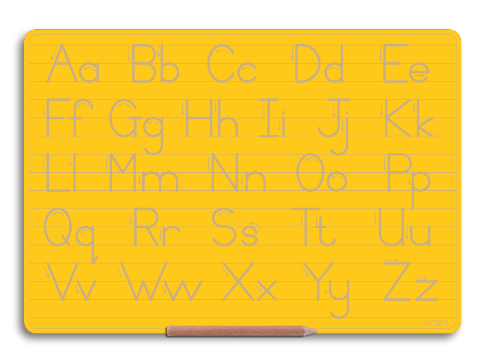 Wooden Alphabet Combo Boards - Capital and Lowercase letters
