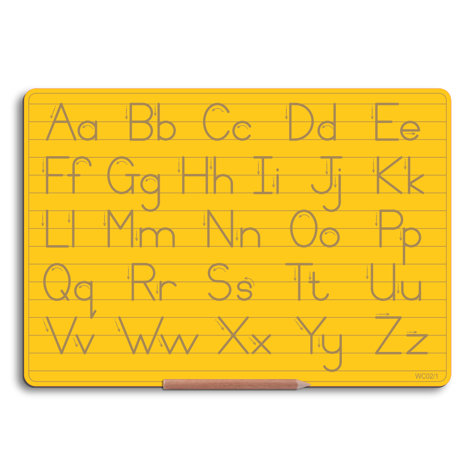 Wooden Alphabet Combo Boards - Capital and Lowercase letters