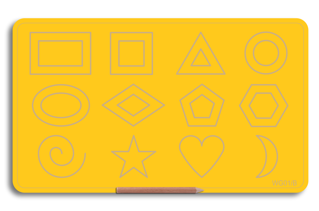 Wooden Big Shapes Board