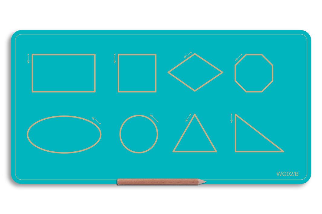 Wooden Big Shapes Board