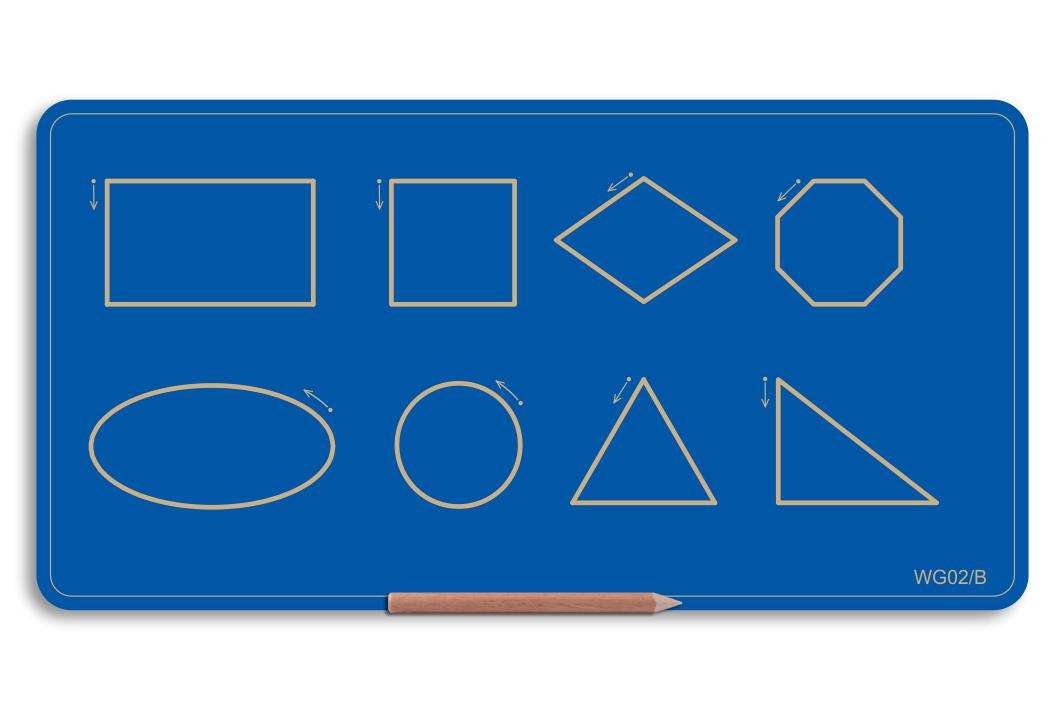 Wooden Big Shapes Board