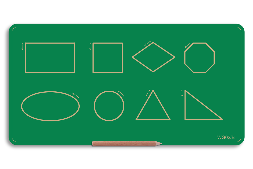 Wooden Big Shapes Board