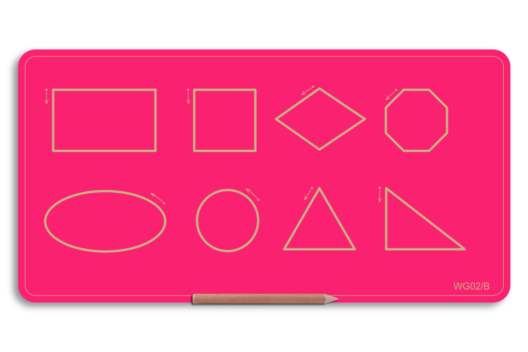 Wooden Big Shapes Board
