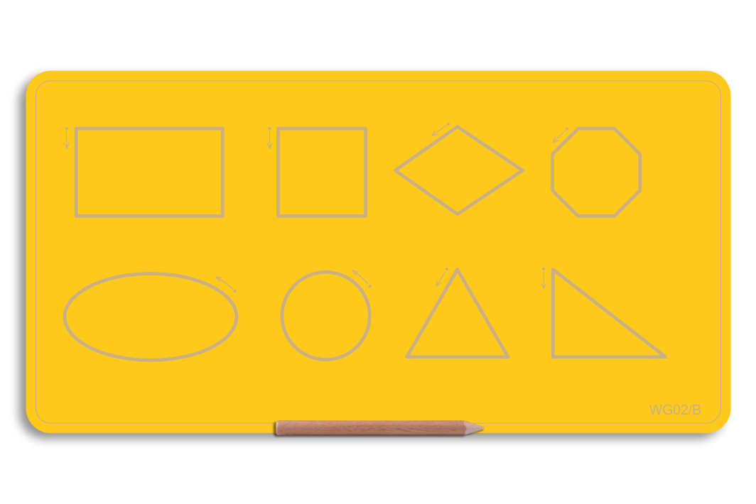 Wooden Big Shapes Board