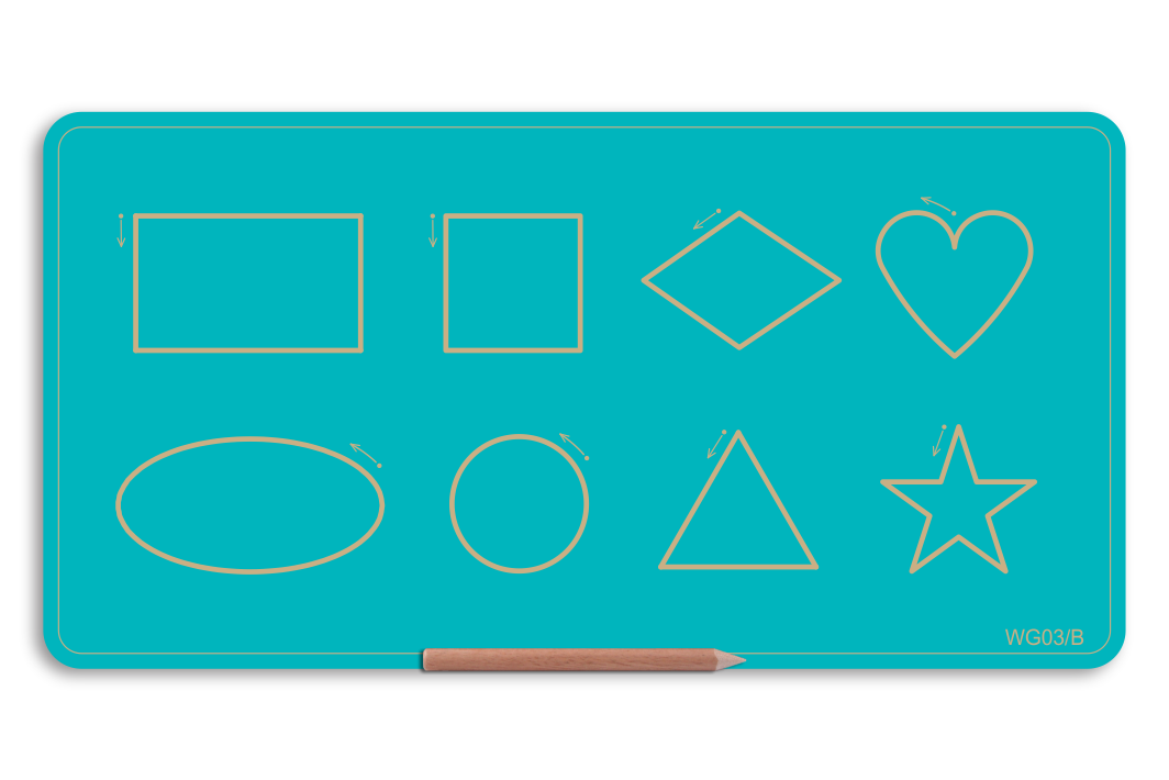 Wooden Big Shapes Board
