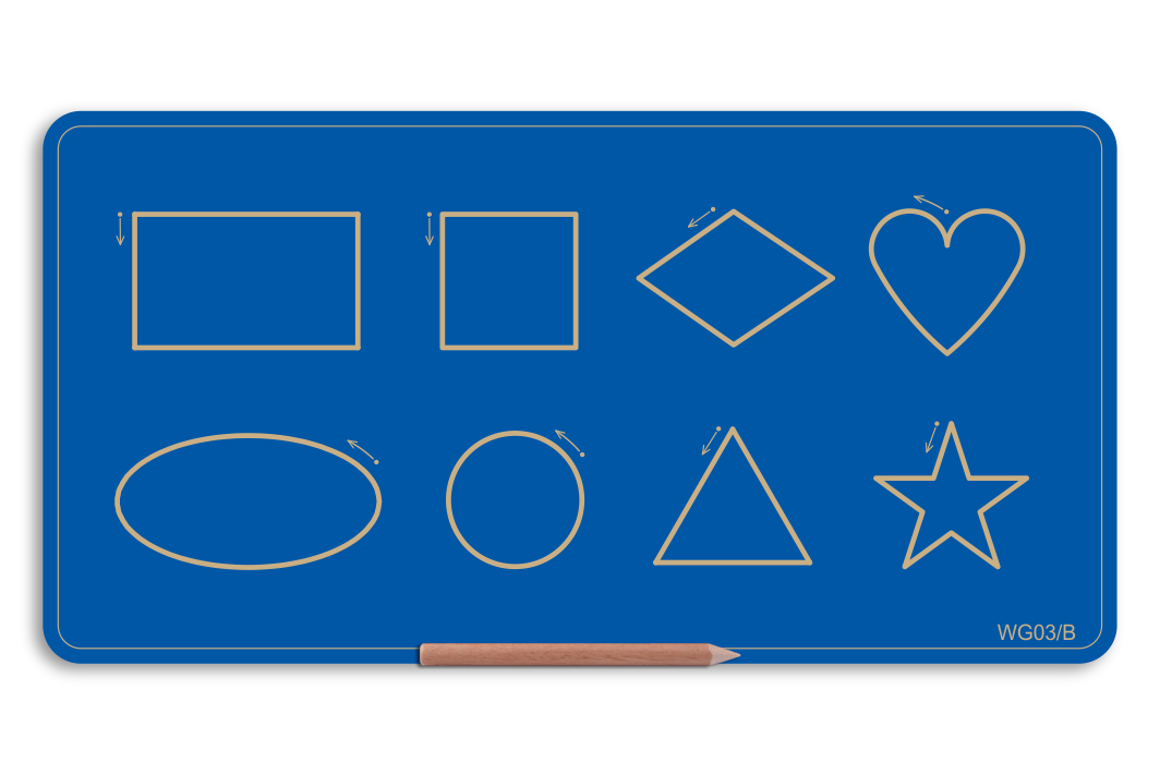 Wooden Big Shapes Board